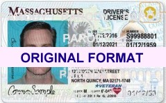 Massachussetts real id fake drivers license