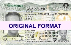 Scannable Vermont Fake ID Cards