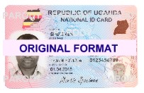fake uganda national id card