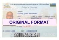 zanzibar fake id fake zanzibar driver license