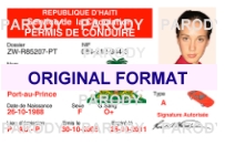 haiti fake id scannable with hologram fake drivr license